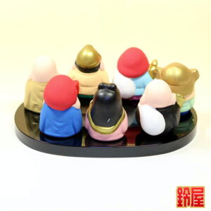 開店祝いの七福神の置物：背面